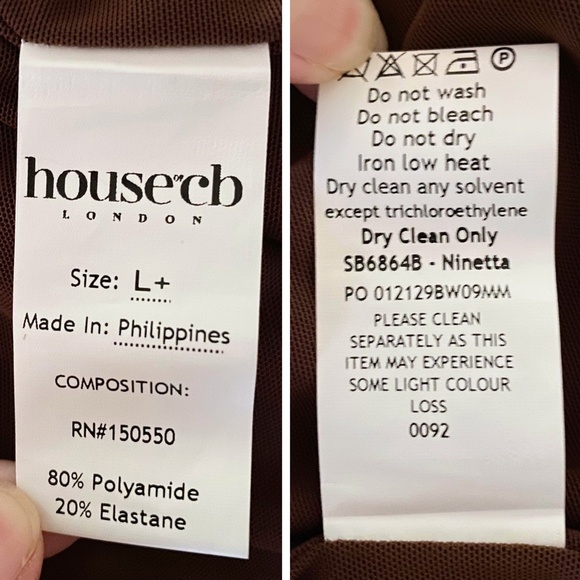 NEW House of CB Ninetta Top Chocolate Brown Large+ (XL) - Picture 16 of 17